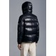 MONCLER Maury Down Jacket Mens Hooded Puffer Down Coat Winter Outerwear Night Blue