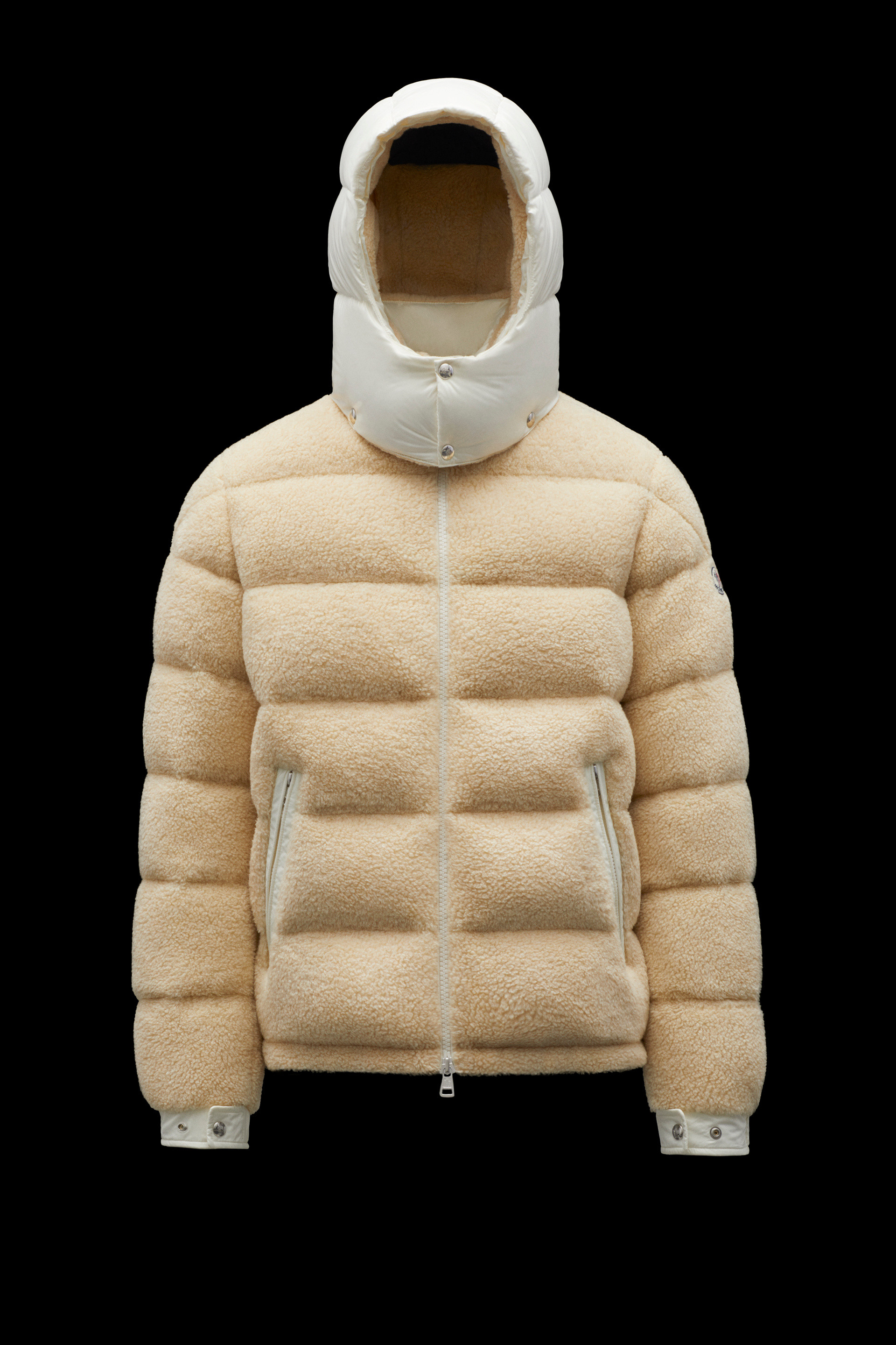 mens beige moncler coat