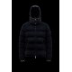 MONCLER Michon Hooded Down Jacket Mens Puffer Down Coat Winter Outerwear Night Blue