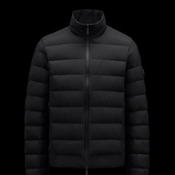 MONCLER Moguy Short Down Jacket Men Winter Down Coat Outerwear Black