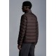 MONCLER Moguy Short Down Jacket Men Winter Down Coat Outerwear Dark Purple