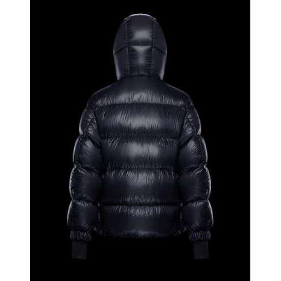 Moncler GRENOBLE Mens Puffers Hooded Down Jackets Navy Blue