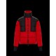 Moncler GRENOBLE Mens Puffers Hooded Down Jackets Short Casual Style Red Black