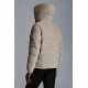 Moncler Maya Corduroy Jacket Short Quilted Down Jackets Mens Hooded Puffer Coat Winter Outwear Melange Light Gray