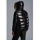 Moncler Maya Fur Short Quilted Down Jackets Mens Hooded Puffer Coat Winter Outwear Black