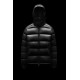 Moncler Maya Short Quilted Down Jacket Mens Hooded Puffer Coat Winter Outwear Black