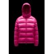 Moncler Maya Short Quilted Down Jacket Mens Hooded Puffer Coat Winter Outwear Pink