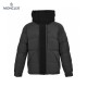 Discount 22FW Moncler Madeira Hooded Short Black Long Sleeves Down Jacket