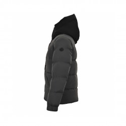 Discount 22FW Moncler Madeira Hooded Short Black Long Sleeves Down Jacket 