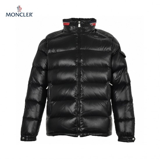 Buy 23FW Moncler Bourne Long Sleeves Short Down Jacket Black Coats