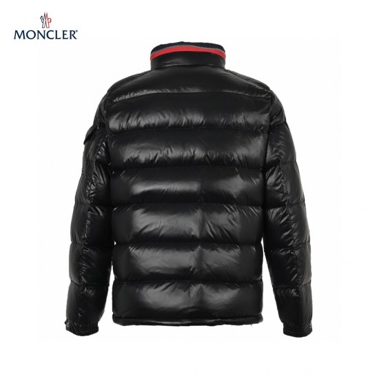 Buy 23FW Moncler Bourne Long Sleeves Short Down Jacket Black Coats