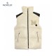 Latest 23FW Moncler Gilets Beige Black Sleeveless Down Vest Outerwear