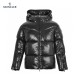 New 23FW Moncler Hooded Long Sleeves Short Down Jacket Black Coats