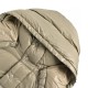 Best 23FW Moncler Maya 70 Logo Zipped Hooded Short Green Down Jacket