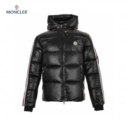 Good 23FW Moncler Montbeliard Giubbotto Black Long Sleeves Down Jacket 