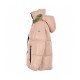 Best 23FW Moncler Parana Hooded Long Sleeves Short Down Jacket Pink Coats