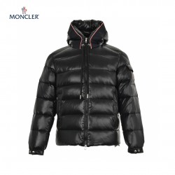 Hot 23FW Moncler Pavin Hood Black Long Sleeves Down Jacket 