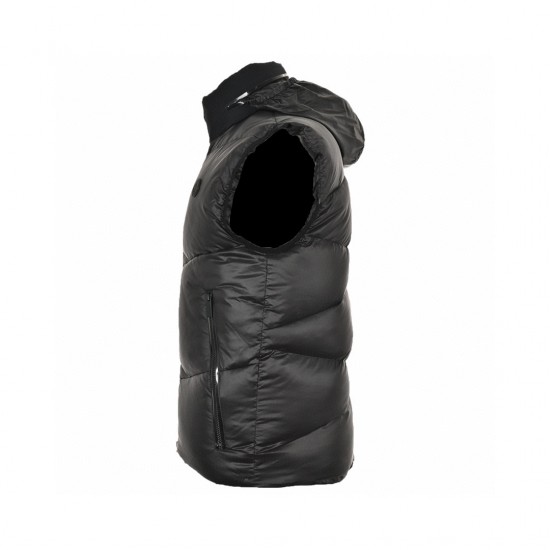 Latest 23FW Moncler Tago Black Sleeveless Hooded Down Vest Outerwear