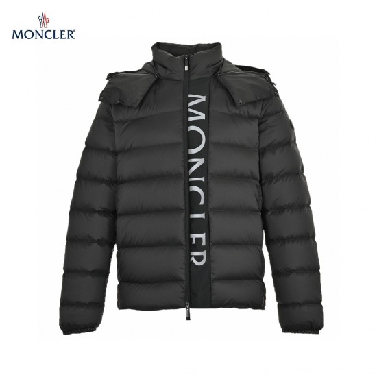 Good 23FW Moncler Ume Nylon Long Sleeves Short Down Jacket And Coats Black