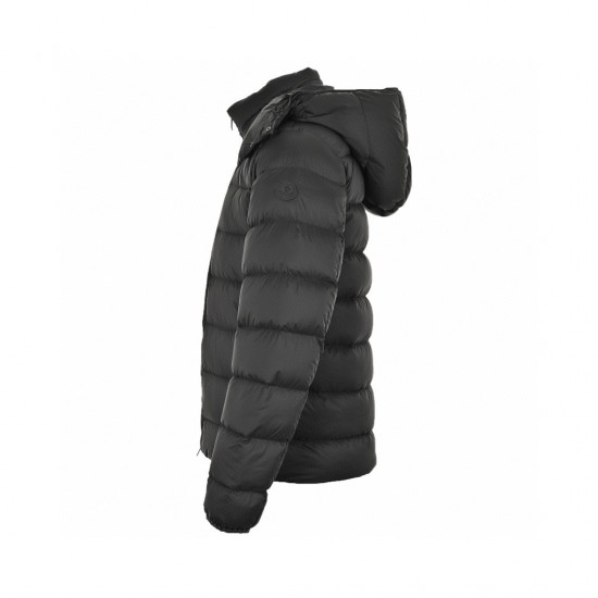 Good 23FW Moncler Ume Nylon Long Sleeves Short Down Jacket And Coats Black