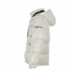 New 23FW Moncler x FRGMT Black White Long Sleeves Down Jacket 