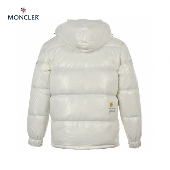 New 23FW Moncler x FRGMT Black White Long Sleeves Down Jacket