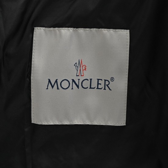 New 23FW Moncler x FRGMT Black White Long Sleeves Down Jacket