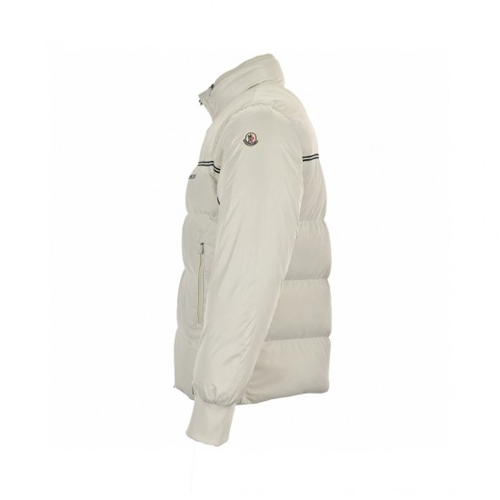 Hot Moncler Michael Long Sleeves Short Down Jacket White