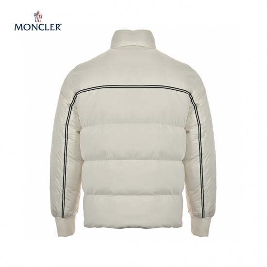 Hot Moncler Michael Long Sleeves Short Down Jacket White