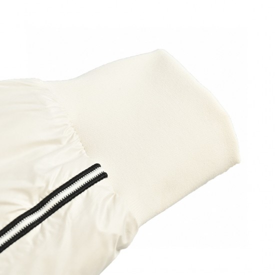 Hot Moncler Michael Long Sleeves Short Down Jacket White