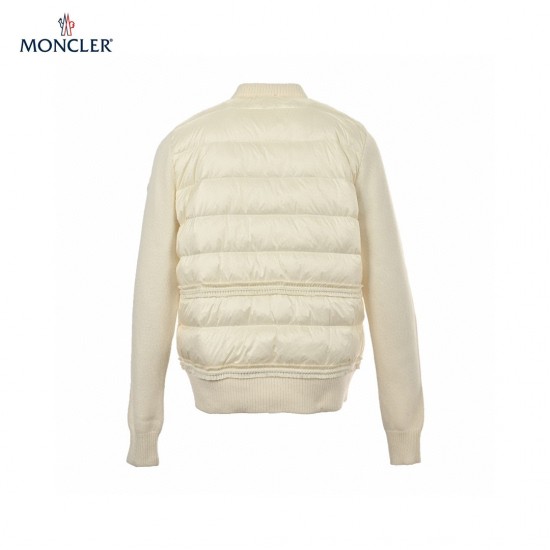 Good Moncler Blouson White Long Sleeves Outerwear