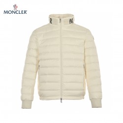 Cheap Moncler Long Sleeves Short Down Jacket And Coats Beige 