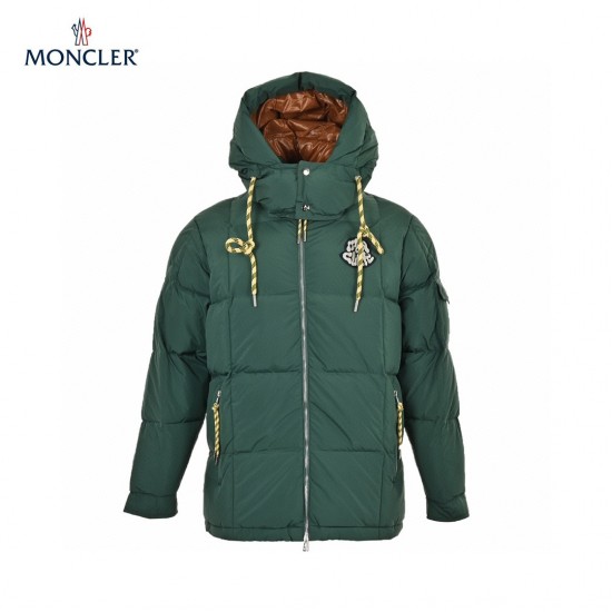 Buy Moncler Mariveles Long Sleeves Short Down Jacket Green Coats