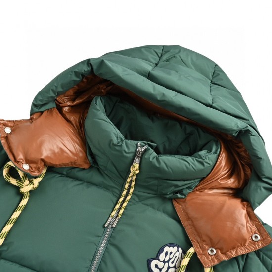 Buy Moncler Mariveles Long Sleeves Short Down Jacket Green Coats