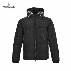 Cheap Moncler Montclar Quilted Shell Hooded Long Sleeves Short Down Jacket Blue Coats 