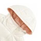 New Moncler Oversized Puffer Long Sleeves Short Down Jacket White Coats