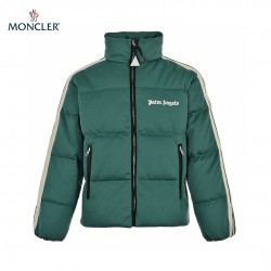 Hot Moncler x Palm Angels Long Sleeves Green White Black Down Jacket 