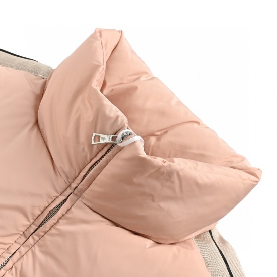 Sale Moncler x Palm Angels Pink  Long Sleeves Down Jacket