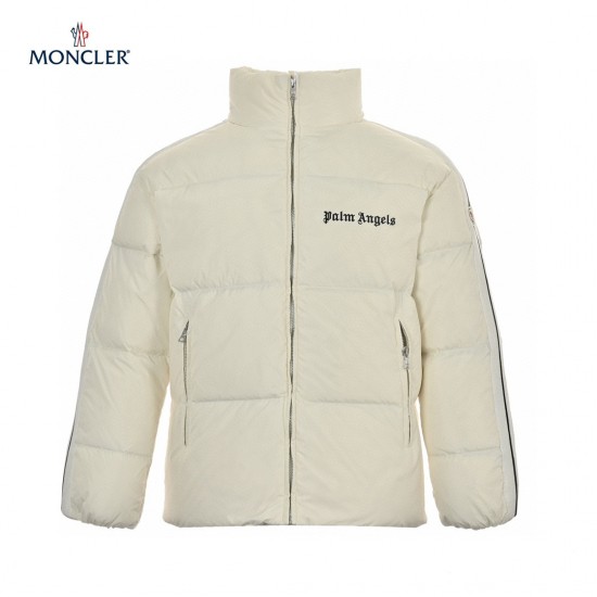 Buy Moncler x Palm Angels White Long Sleeves Down Jacket