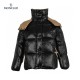 Latest Moncler Liriope Long Sleeves Short Parana Down Jacket Black Brown