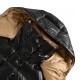 Latest Moncler Liriope Long Sleeves Short Parana Down Jacket Black Brown