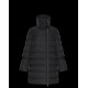 Moncler Down Jacket Lobelia Bell-Sleeve Puffer Coat Women Long Down Coat Winter Outwear Black