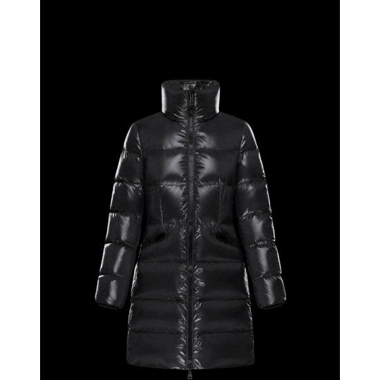 Moncler Down Puffer Jacket Women Long Down Coat Outwear Black