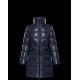 Moncler Down Puffer Jacket Women Long Down Coat Outwear Blue