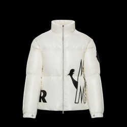 Moncler Friesian Down Jacket Mens Down Puffer Coat Winter Outwear White 