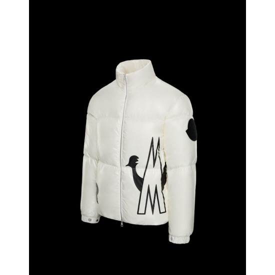 Moncler Friesian Down Jacket Mens Down Puffer Coat Winter Outwear White