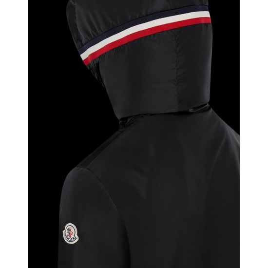 Moncler Grimpeurs Hooded  Down Jacket Mens Winter Down Coat Black