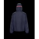 Moncler Grimpeurs Hooded  Down Jacket Mens Winter Down Coat Dark Blue