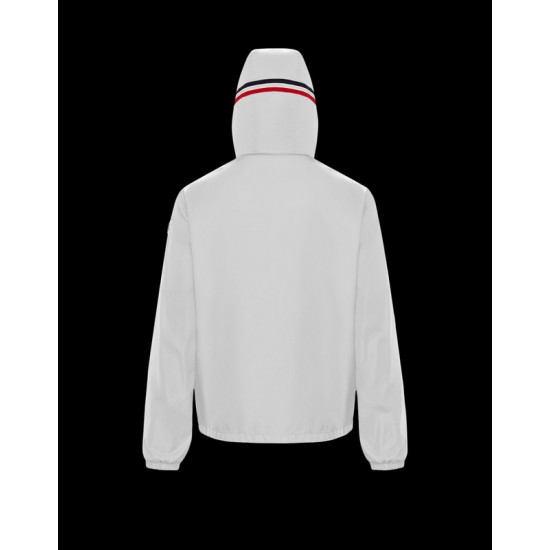 Moncler Grimpeurs Hooded Down Jacket For Men Winter Outwear White