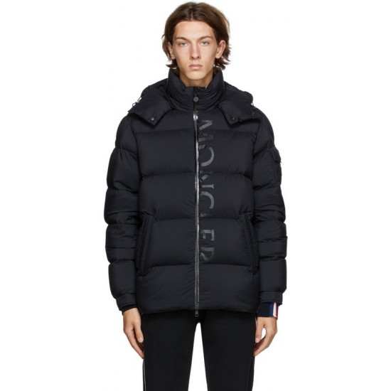 Moncler Harrods Hooded Padded Quilted Down Puffer Jacket For Men Black